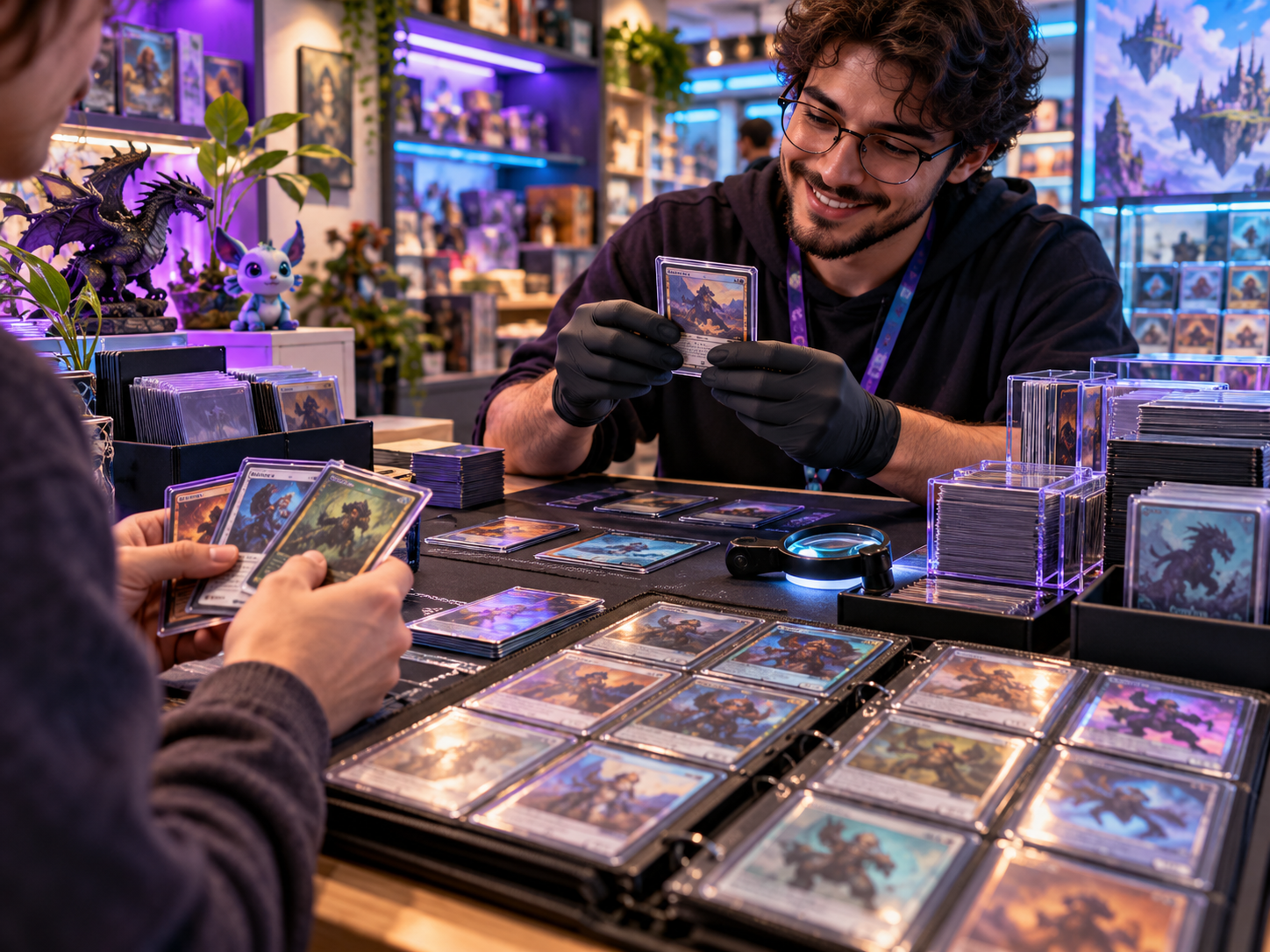 Avaliação e compra de cartas na Universo Ludo